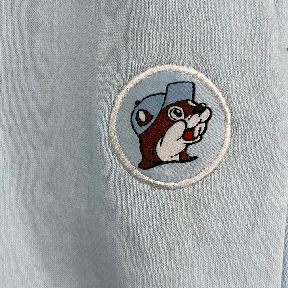 Buc-ee's Sweatpants Mens 2XL Blue‎ New Jogger Fleece Logo Loungewear